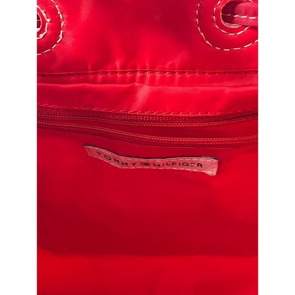 Vintage 90s Tommy Hilfiger Red Nylon Purse - Picture 8 of 8